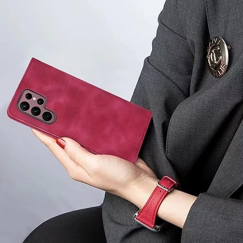 Miniatura 6 de Havaya Funda tipo cartera para Samsung Galaxy S22 Ultra con tarjetero y tarjetero para Samsung Galaxy S22 Ultra para mujer, funda con tapa para