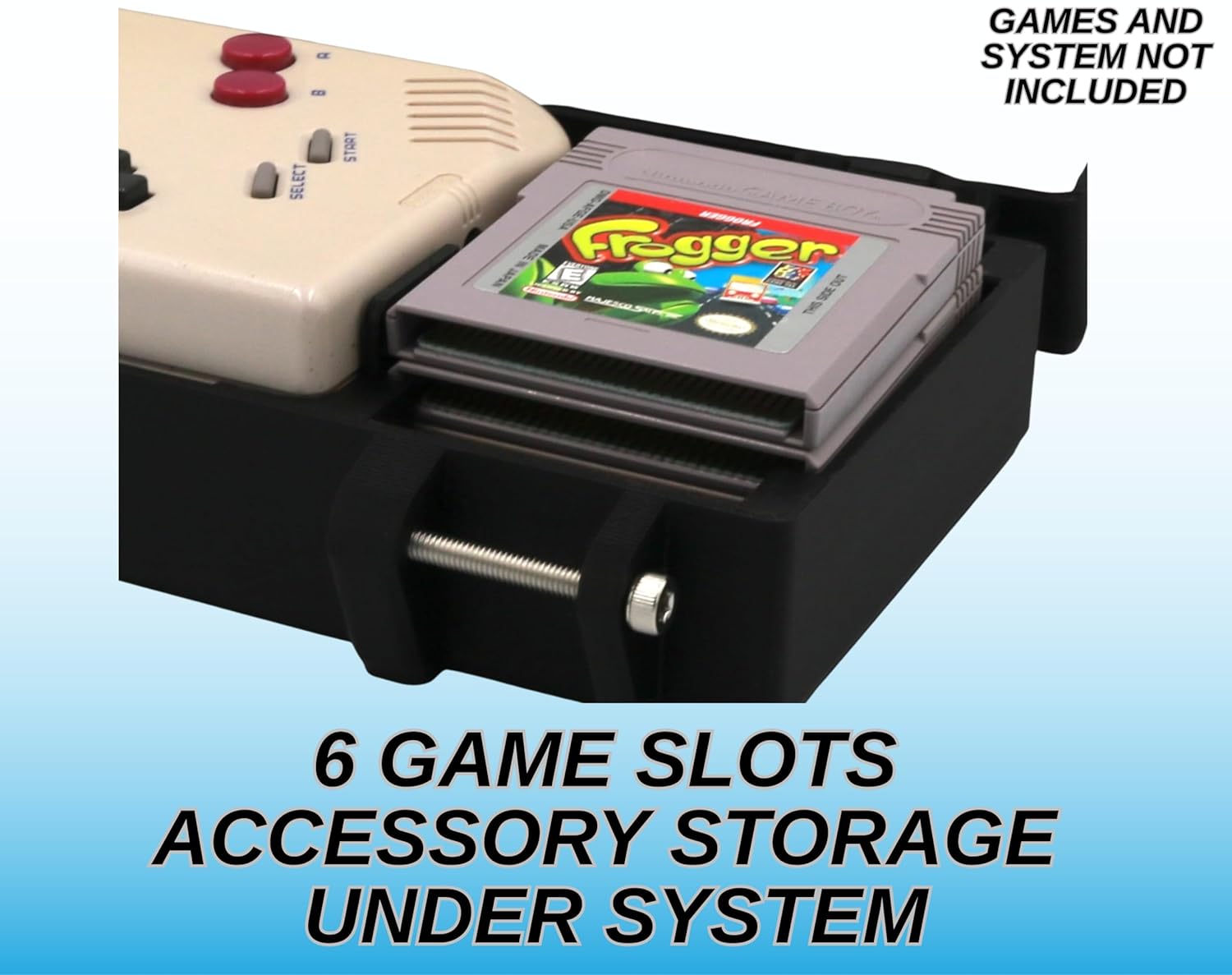 Game Boy Original Compatible Protective Accessory - Holds 6 + 1 Games