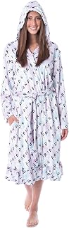 INTIMO Friends TV Show Logo Womens' Luxury Fleece Plush Robe Hooded Bathrobe
