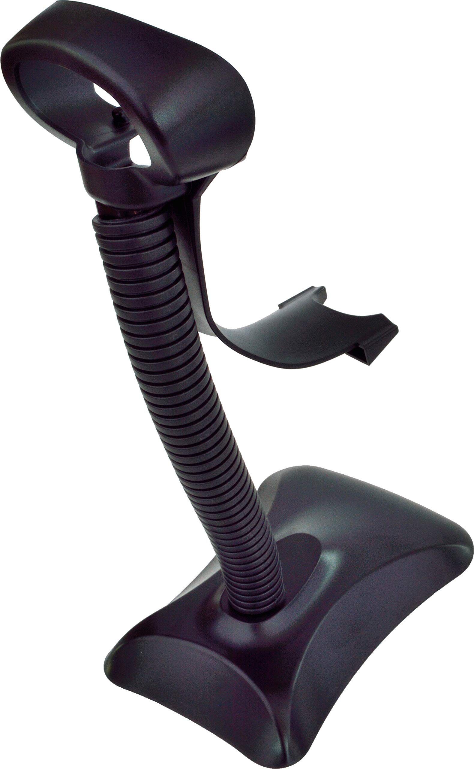 Lettore di codici a barre CCD, lettore di codici a barre, lettore manuale Virtuos HT-310A, a lunga durata, USB (tastiera/emulazione RS-232), con supporto, nero