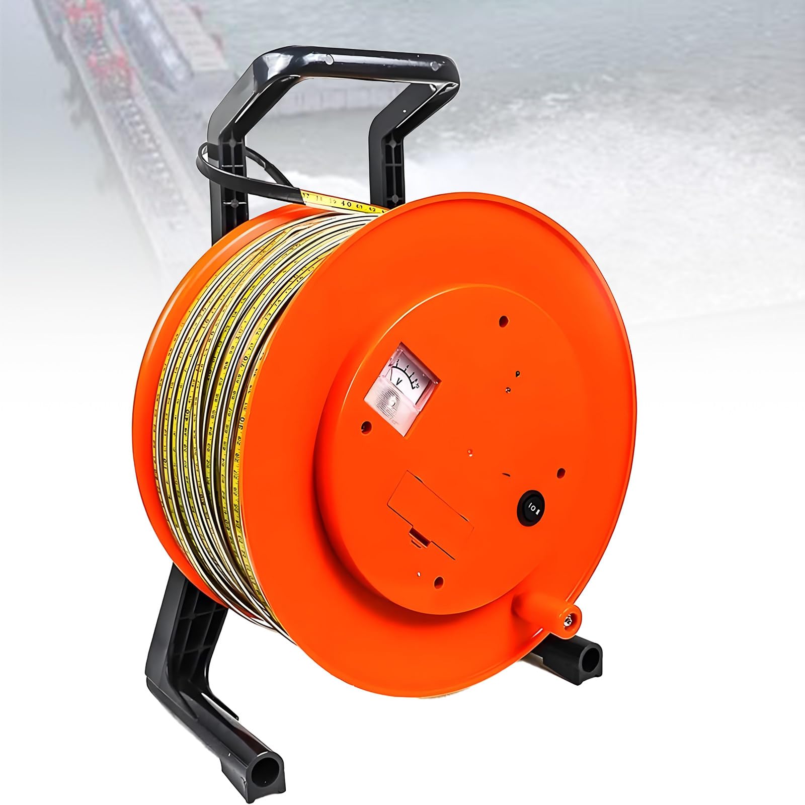 Outil de mesure de forage et compteur de niveau d'eau portable pour puits profonds de 400m