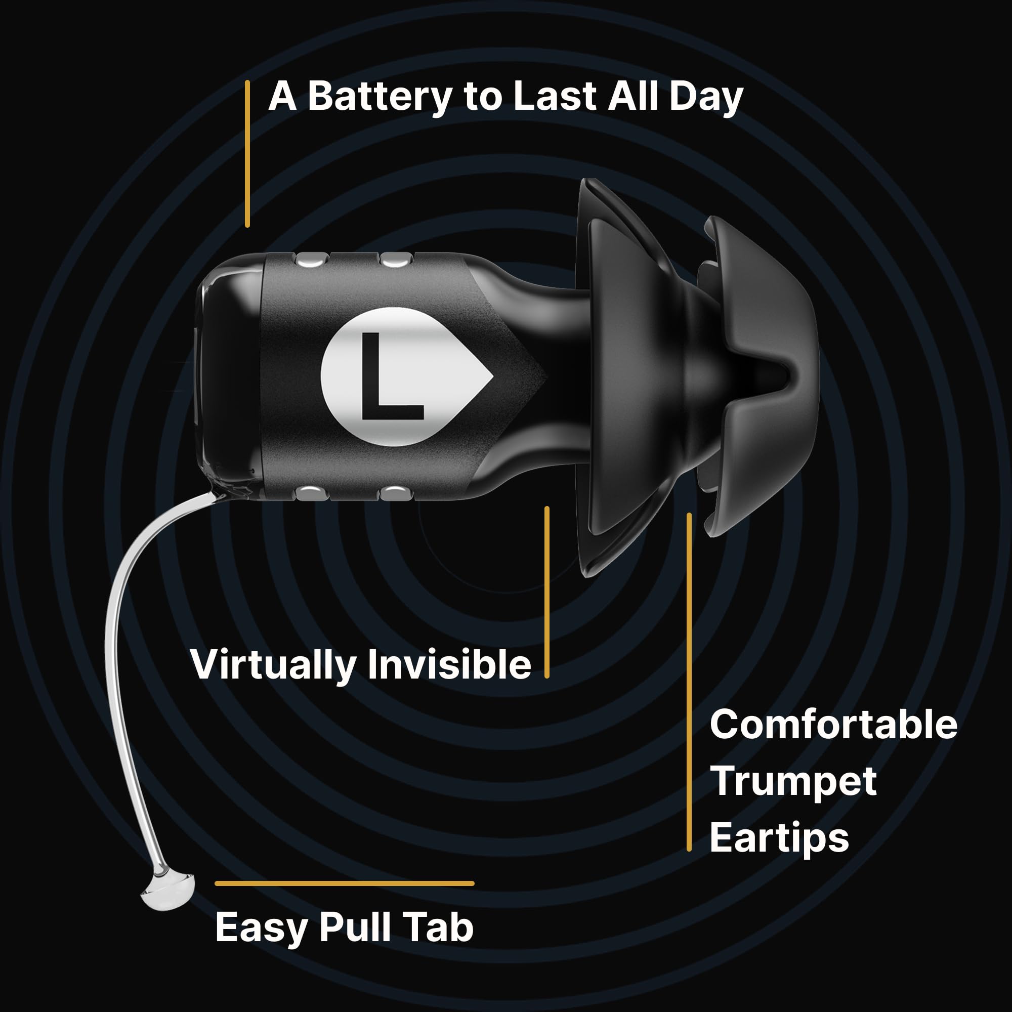Eargo 8 Virtually Invisible Self-Fitting FDA-Cleared OTC CIC Hearing Aids - Most Advanced Model with Smart Sound Adjust and Sound Match Technology, Rechargeable, Lifetime Customer Support