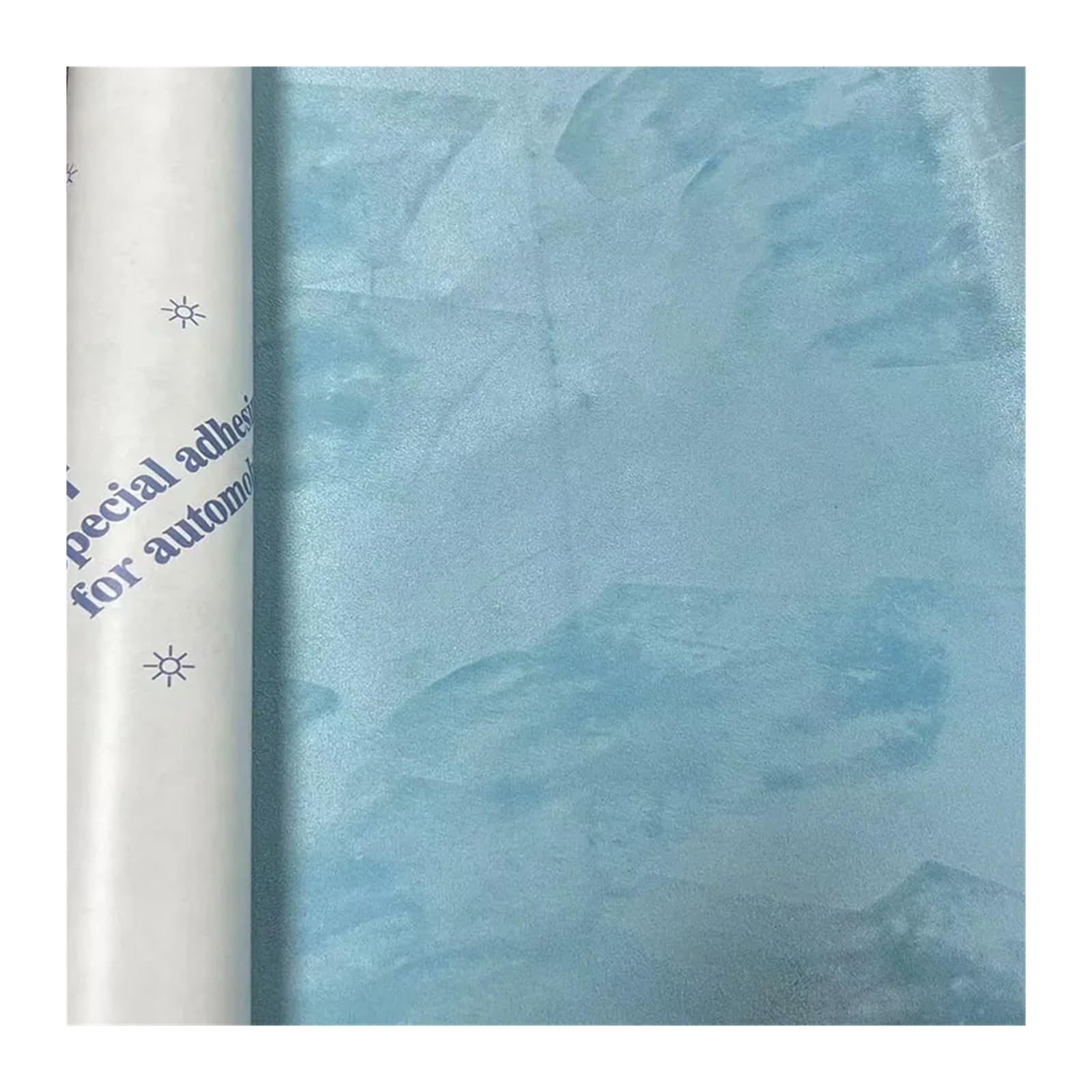 Tissu daim bleu ciel pour rénover canapé table et auto - 7