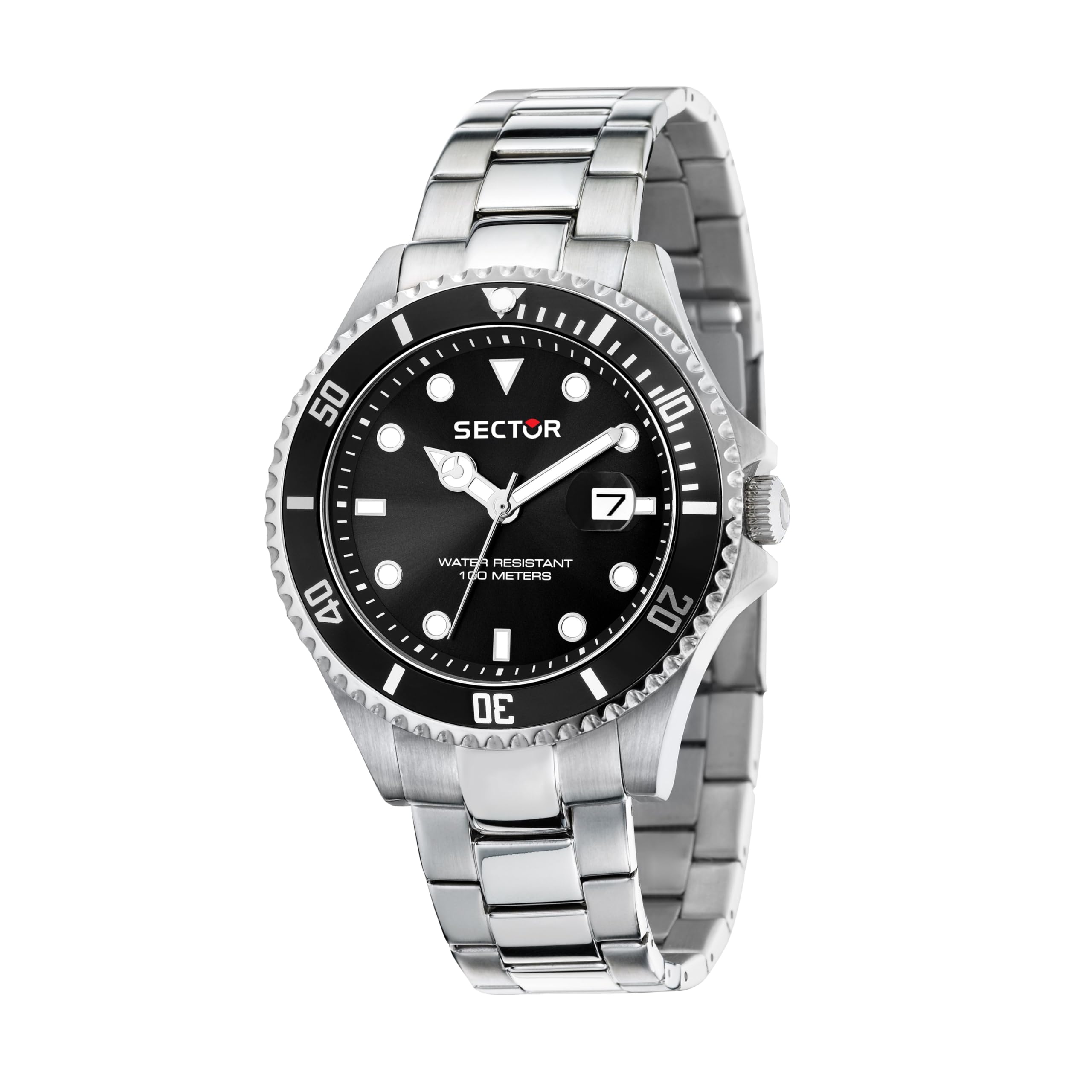 Sector No Limits Orologio Uomo, Tempo, Data, Analogico, 43 mm, Collezione 230, Idee Regalo Uomo