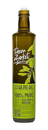 Miniatura 5 de Farm To Market NGMO - Aceite de oliva virgen 100 puro prensado en frío aceite saludable y libre de productos químicos cargado con antioxidantes