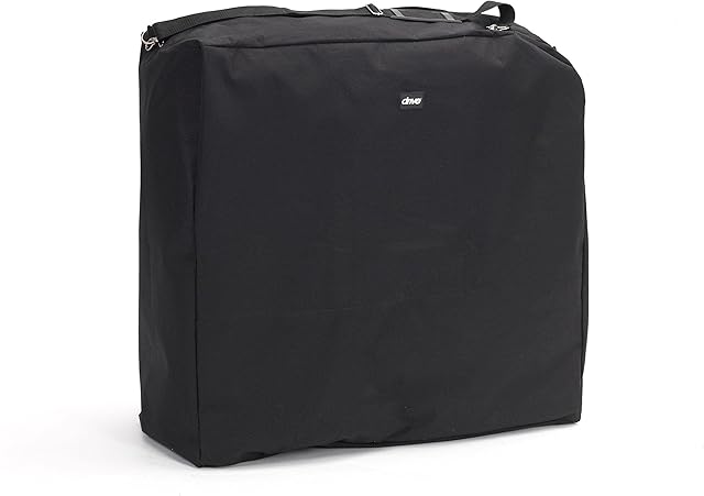 Drive Wheelchair Storage Bag Car Plane Transportation Shoulder Strap Black