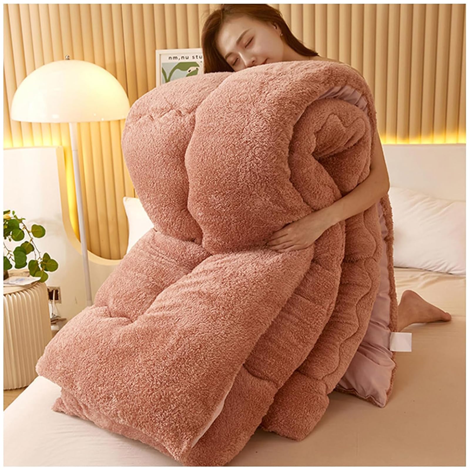 Amazon.com: ZTGL Lamb Velvet Winter Quilt, Super Soft Warm Lamb