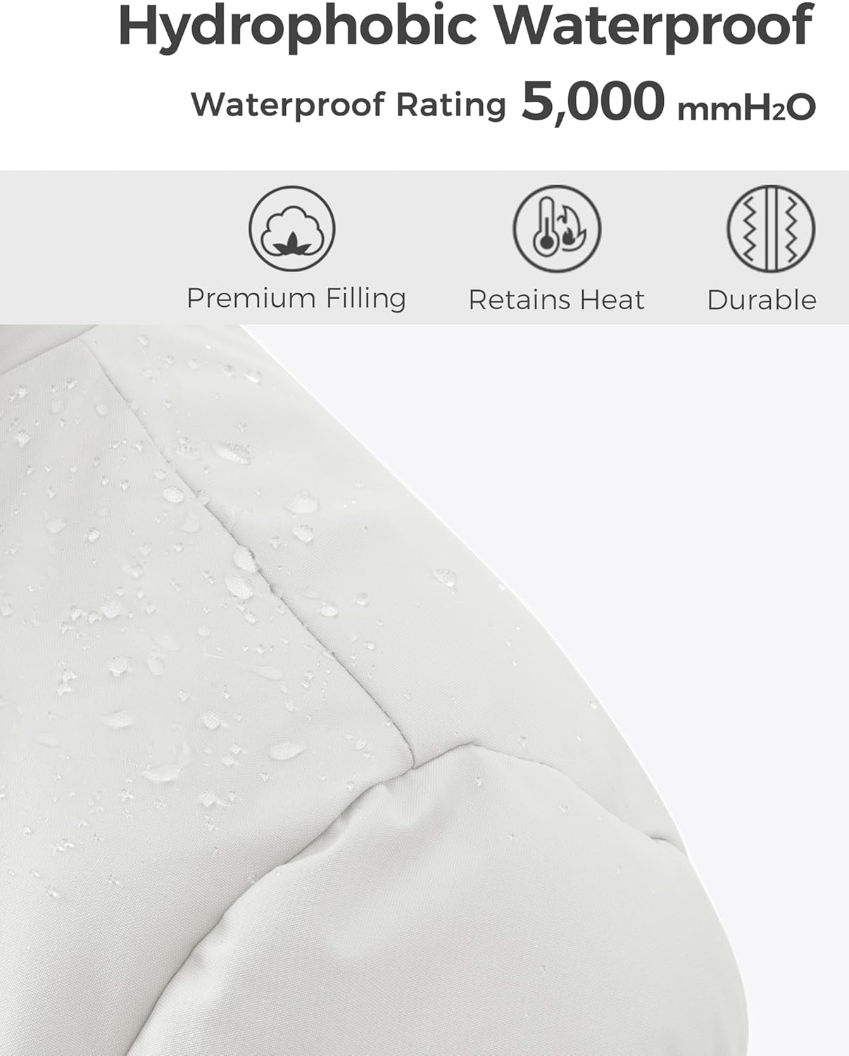 wantdo Women's Plus Size Winter Coat Waterproof Puffer Jacket Warm Thicken Parka with Removable Hood - Image 4