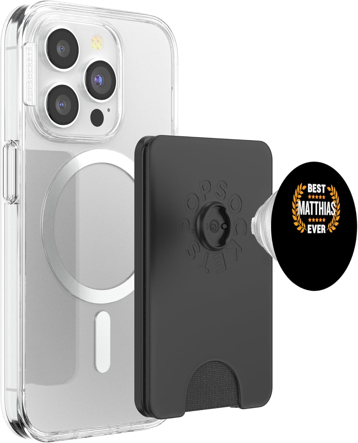 Best Matthias Ever with Five Stars Name Matthias PopSockets PopWallet for MagSafe