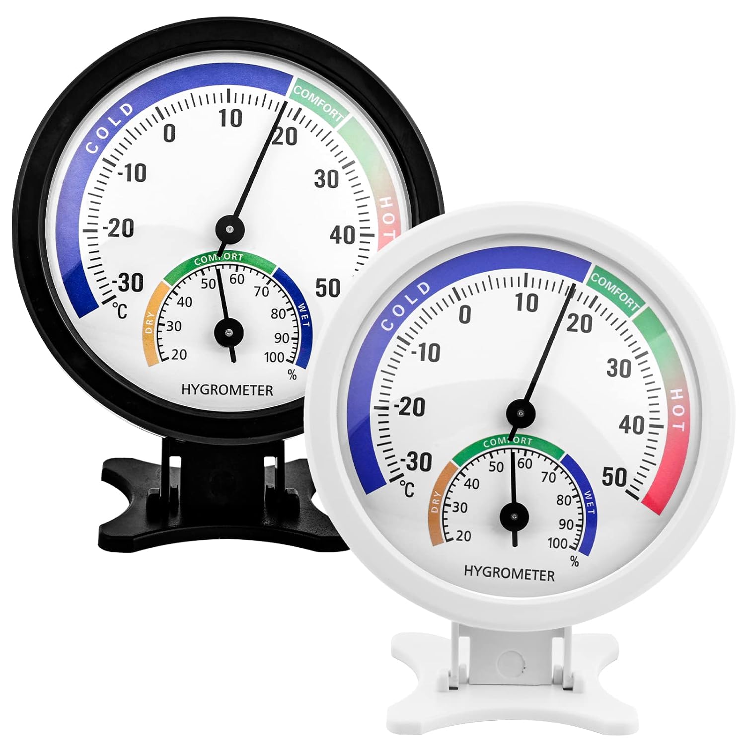 Indoor Thermometer Hygrometer Greenhouse Thermometer Indoor, 2Pack