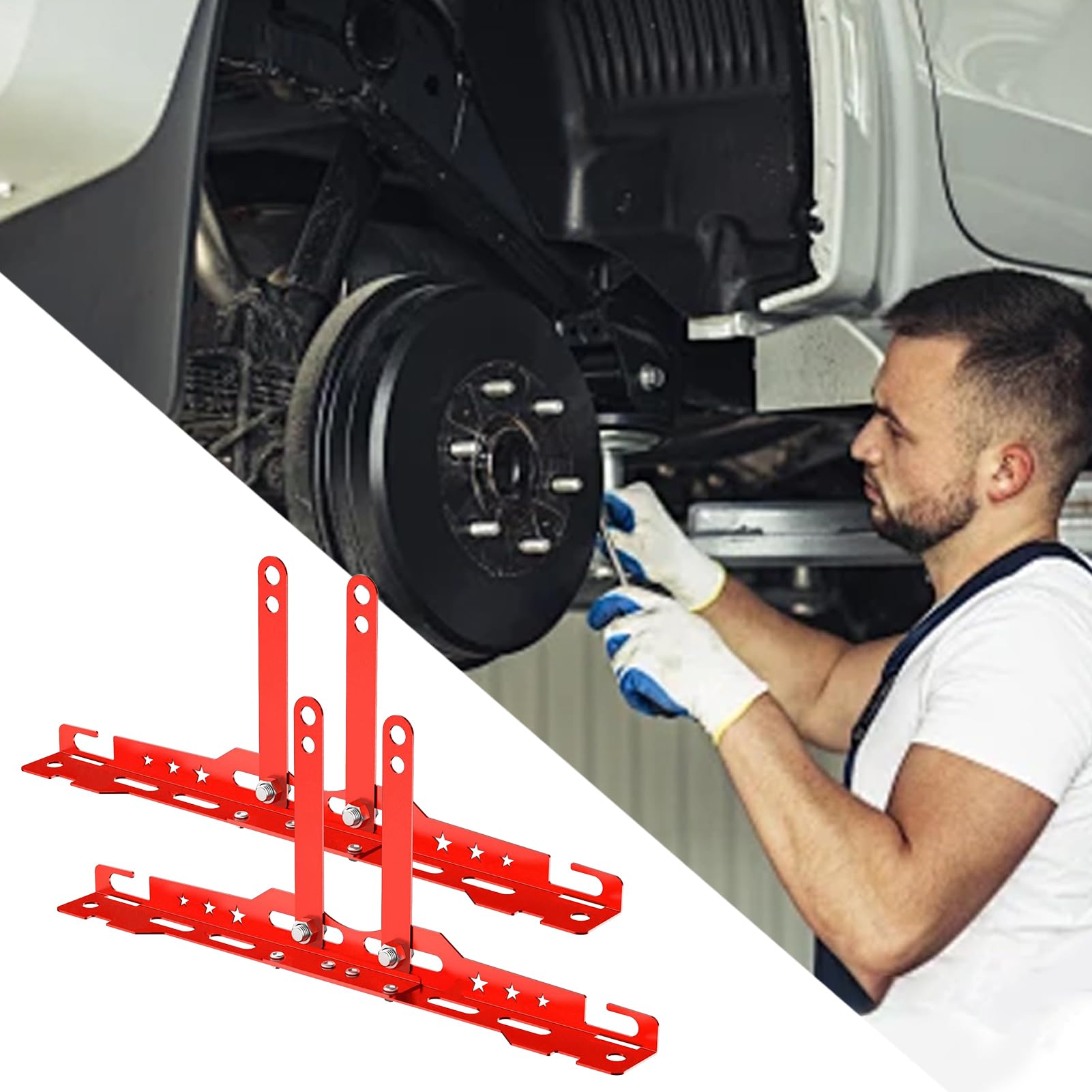 Generisch Front End Alignment Tool – wytrzymałe urządzenie do pomiaru śladu do samochodów, części rowerowych, części do przemysłu, warsztatu, ciężarówki, motocykla, samochodu