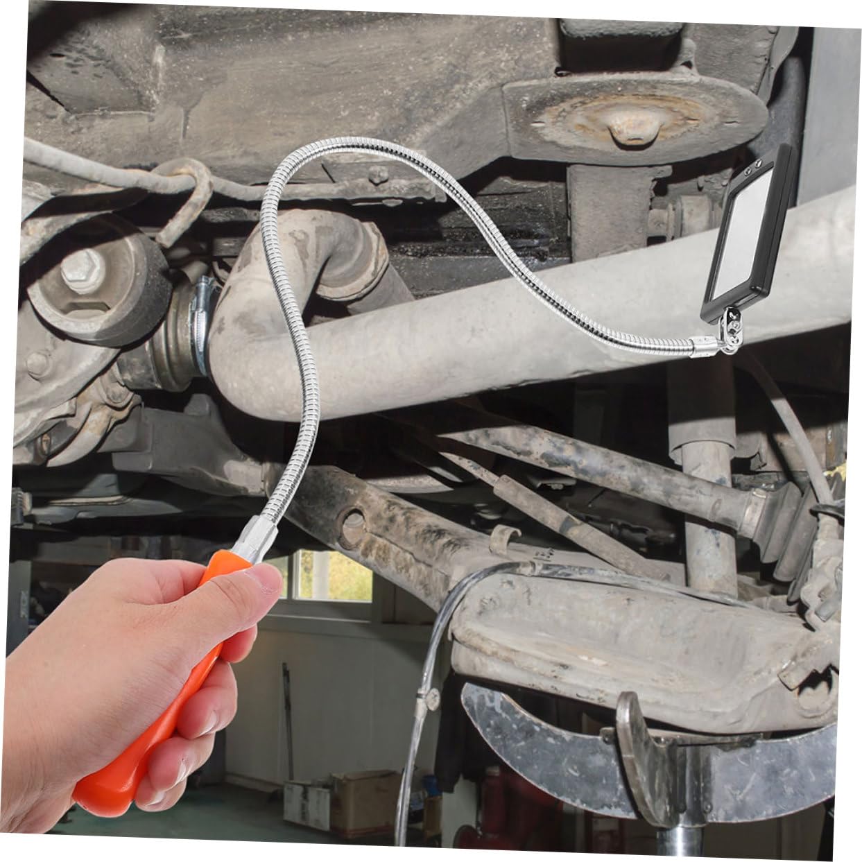 Inspection Mirror Flexible Inspection Tool Led Light for Vehicle Undercarriage