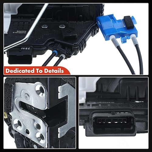 Miniatura 7 de A-Premium Actuador de bloqueo de puerta compatible con vehículos Kia  Forte 2011-2013 Hatchback, Forte 2010-2014 Sedan, Forte5 2012-2013 Hatchback