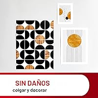 Vista 6 de Tiras adhesivas para póster Command, colgadores para pósteres sin daños, tiras adhesivas para pared sin herramientas para pósteres, 64 tiras