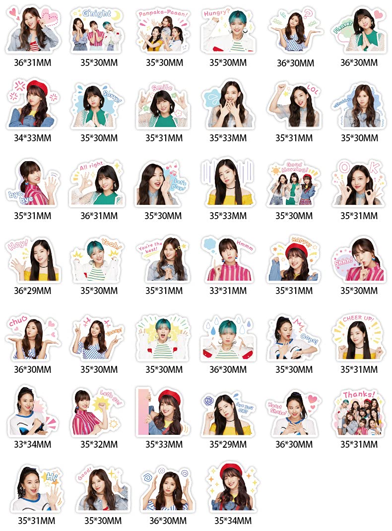 Amazon.co.jp: TWICE キャラクターシール 3D グッズ ステッカー 防水