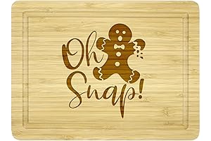 Oh Snap! Gingerbread House Cutting Board