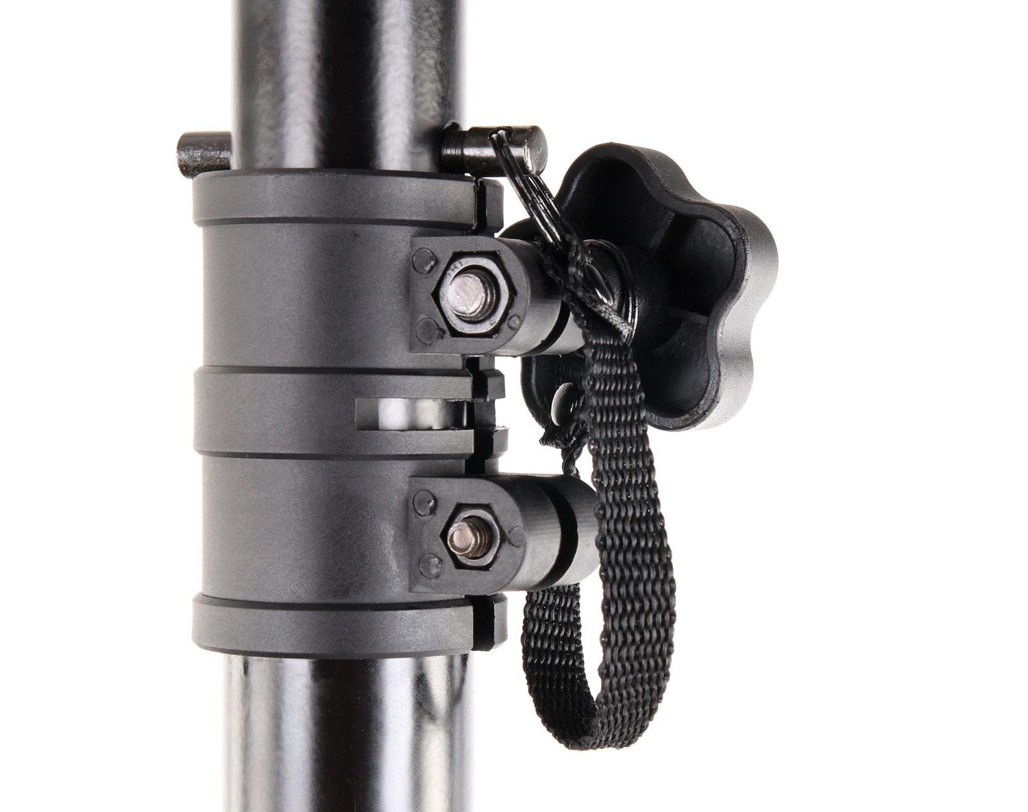 Showlite LS325 Statore Luci con Traverse Orizzontale (per illuminazione palchi e concerti, fino a 4 faretti, 1,45m-3,25m, portata max: 50 kg)