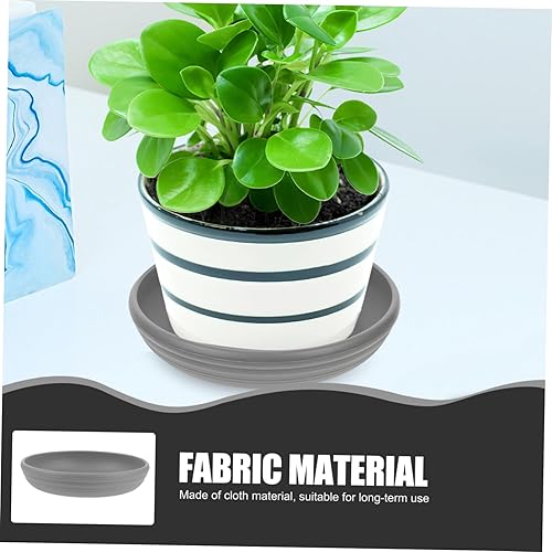 Miniatura 4 de GANAZONO Juego de platillos redondos de plástico para plantas, bandejas impermeables para plantas de interior