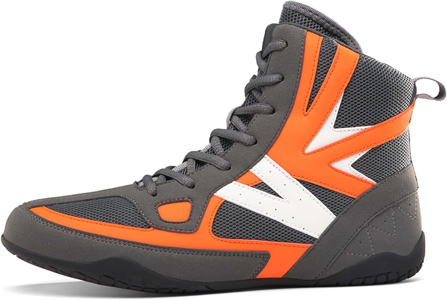 Men's Boxing Shoes Teenagers High Top Wrestling Boxing Shoes Slip Resistant Fighting Training Match Sneakers Men's Casual Shoes Women's Athletic Boots