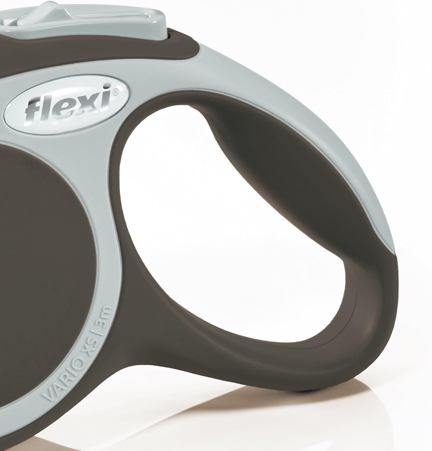 FLEXI Vario Retractable Dog Leash (Tape), 10 ft, Extra-Small, Brown