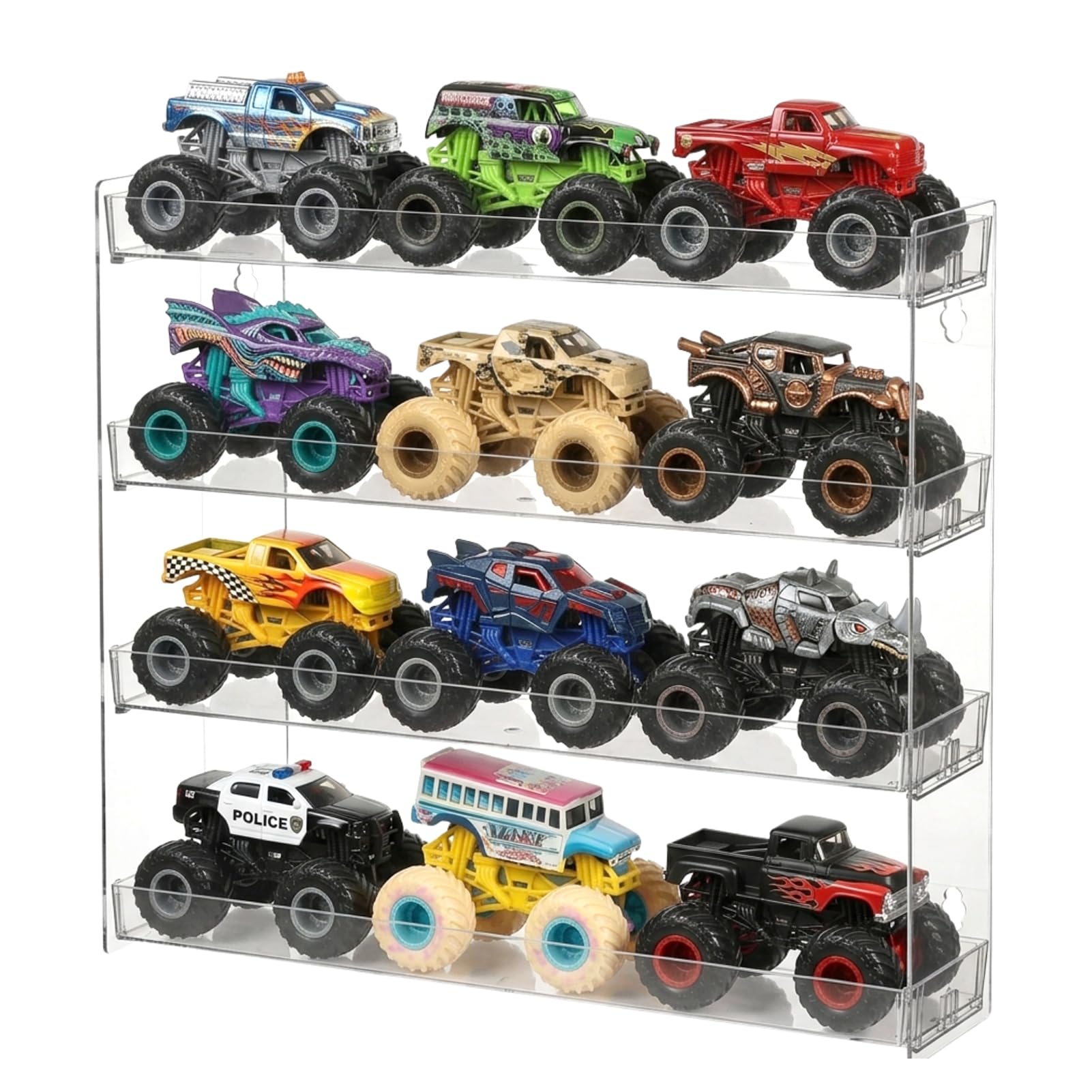 Amazon.co.jp: 4段モンスタートラックディスプレイケース アクリル製