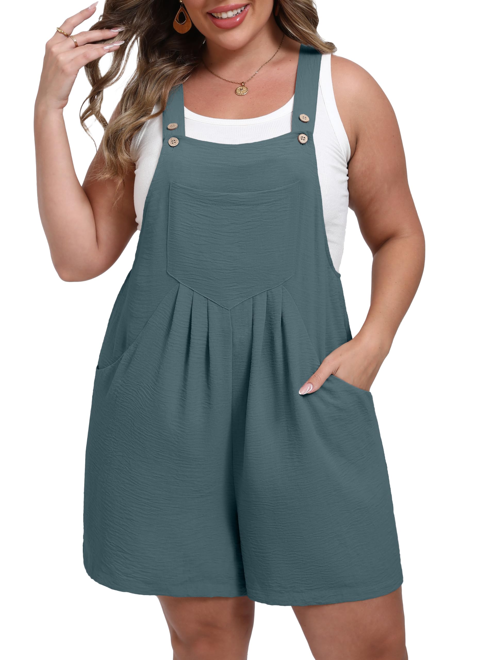 OLRIK Adjustable Short Overalls