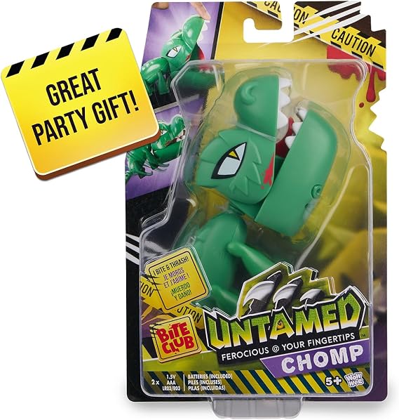 Untamed Bite Club Crocodile, Chomp (Green), Biting Creature, Prank Toy (Ages 5+)