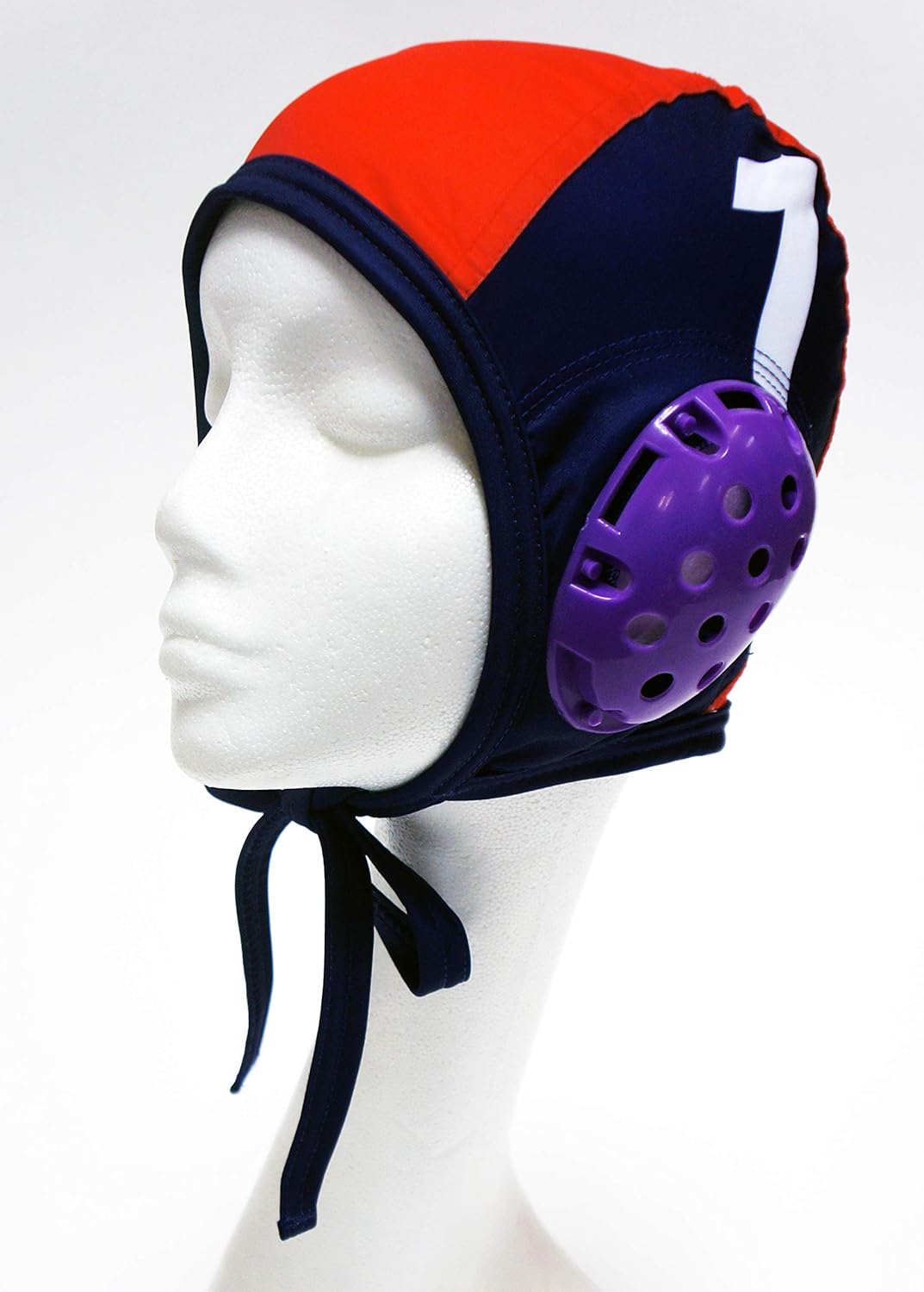 Turbo Standard Water Polo Cap Set with 3 Numbers (Purple)