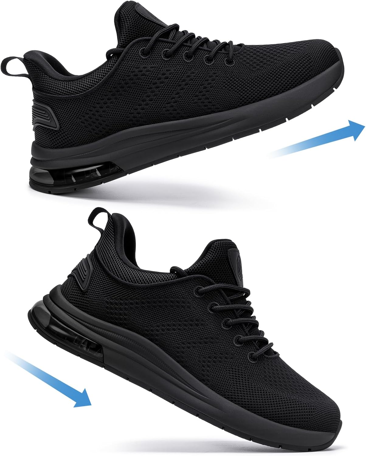 LARNMERN Men's Non Slip Work Shoes Waterproof Casual Walking Chef Kitchen Working Footwear Lightweight Breathable Snakers - Image 5