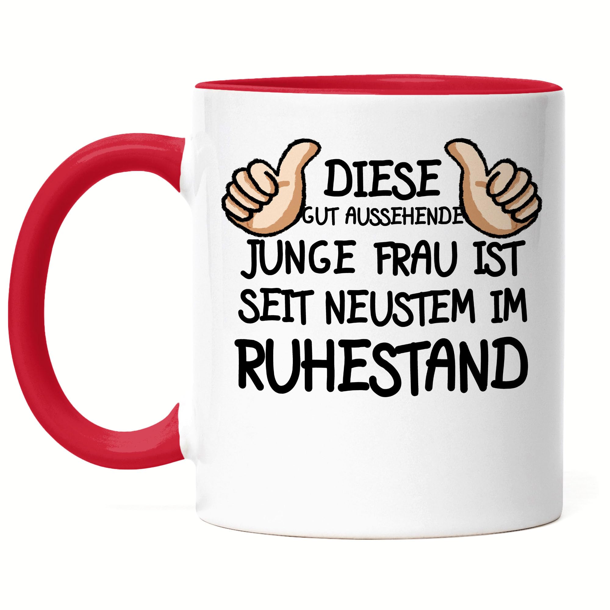 Kaffeetasse Ruhestand Geschenk Mit Dampflok Motiv – Spruch „in Vollen Zügen Genießen“, 300 Ml, Spülmaschinenfest