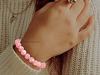 Vista 884 de Amazing Gemstone Pulsera de cristal para mujeres y hombres, pulsera de cristal curativo de protección, pulsera elástica con cuentas de piedras