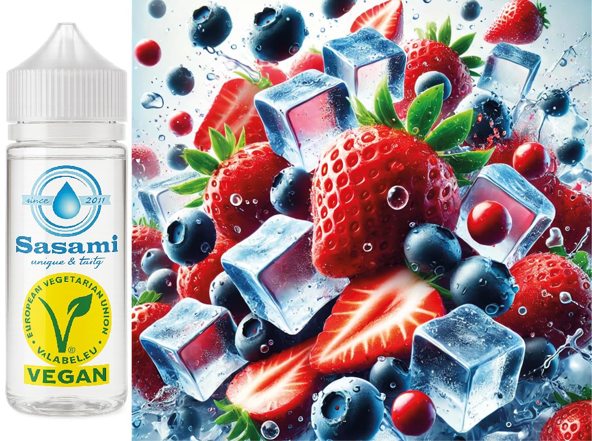Chillberry Fusion - Strawberry Blueberry Ice aroma concentrado - Vegano - Sasami - 10ml