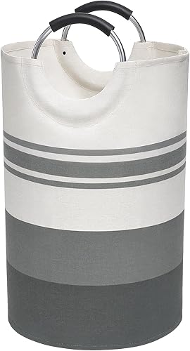 CHICVITA Cesta grande para ropa sucia, cesta plegable para ropa sucia, cesta plegable para ropa sucia, bolsa de lona con asas, 1 paquete, 80 L, disponible en Yaxa Venezuela