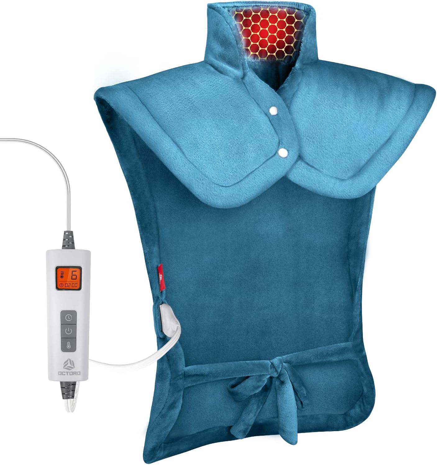 Heating Pad for Back Pain Relief, Large Electric Heating Pad for Neck