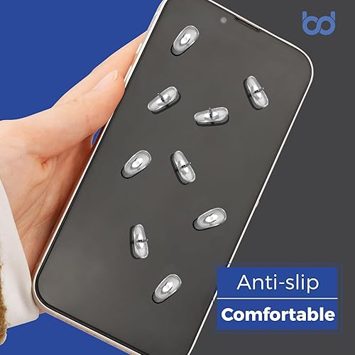 Miniatura 4 de HILEEN 6 pares de almohadillas de nariz de repuesto para Ray-Ban Aviator RB3025  RB3026  RB3030  RB3211  RB3362 gafas de sol