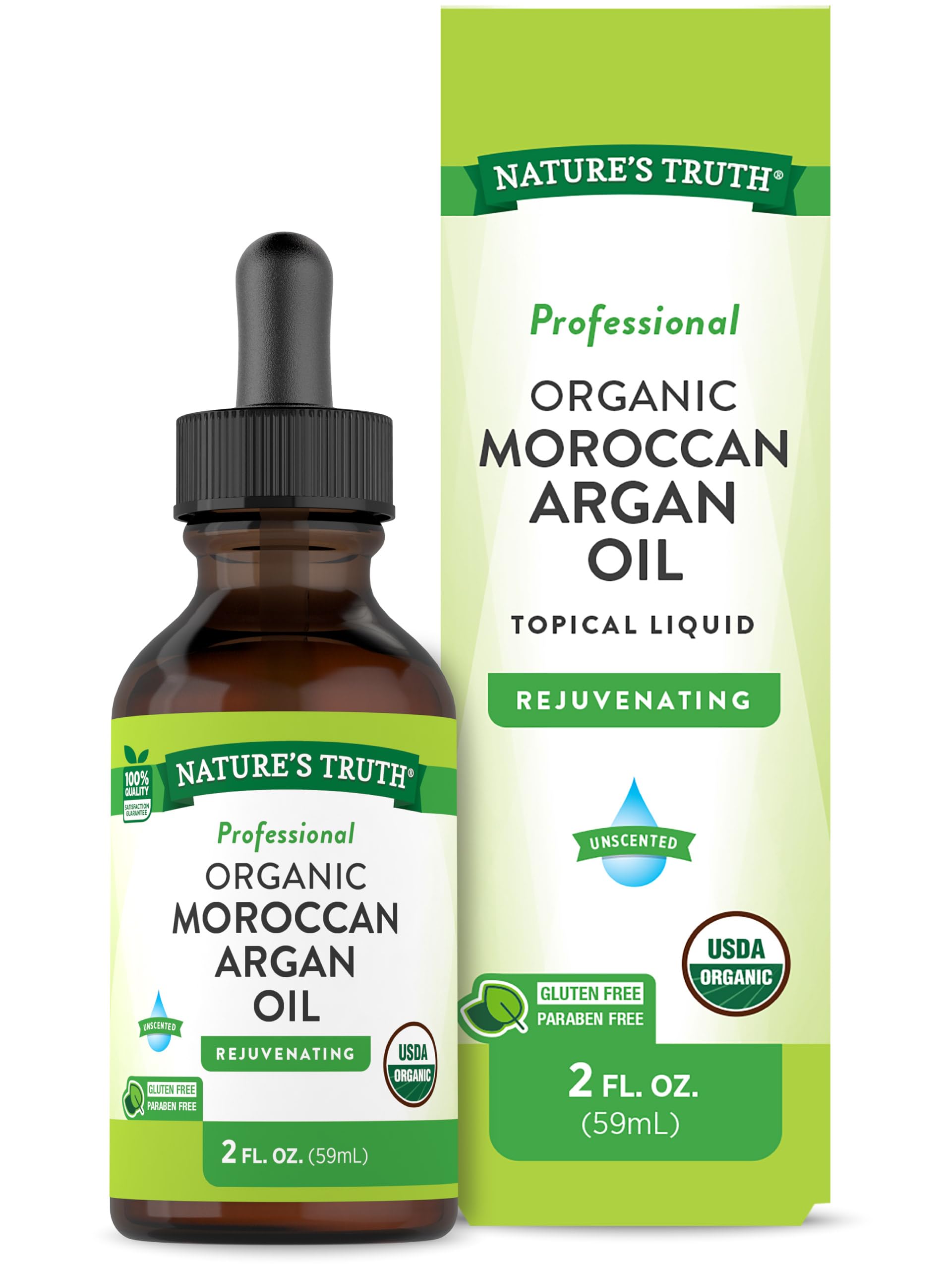 Amazon.com: Nature's Truth Argan Oil Moroccan Drops | Hair, Skin