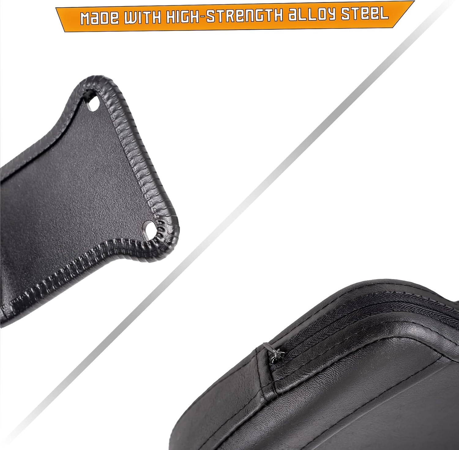 Kinglemc Adjustable Foldable Driver Backrest for Honda Shadow ACE 1100 VT 1100 1995-01; Honda VTX 1300 R 1300R 2004-20; Honda VTX 1800 N 1800N 2005-2020