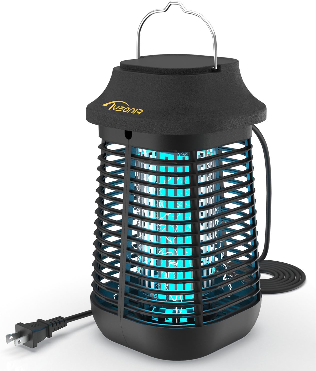 Bug Zapper, 4200V High Power Electric Mosquito Zapper for Outdoor and Indoor, Waterproof Efficient Bug Zapper for Home Kitchen Patio Camping