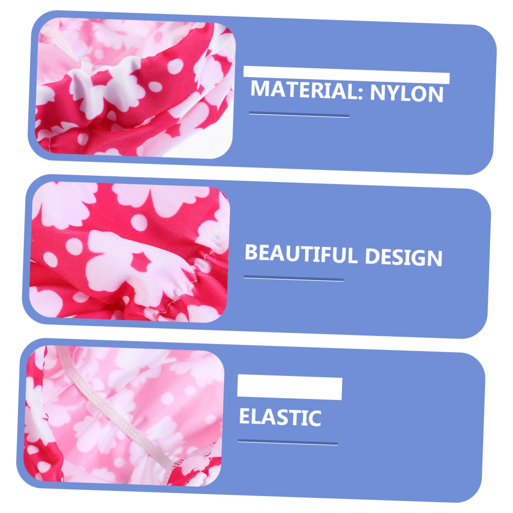 Toddmomy Gorro De Baño Estampado Tapa Clip De Nariz De Natación para Adultos Gorro De Natacion Mujer Gorro Natacion Sombrero De Natación Impermeable Gorro De