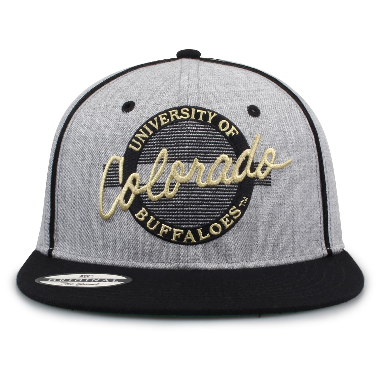 The Game NCAA Unisex-Adult NCAA Licensed Colorado Buffaloes Flat Brim Snapback Hat