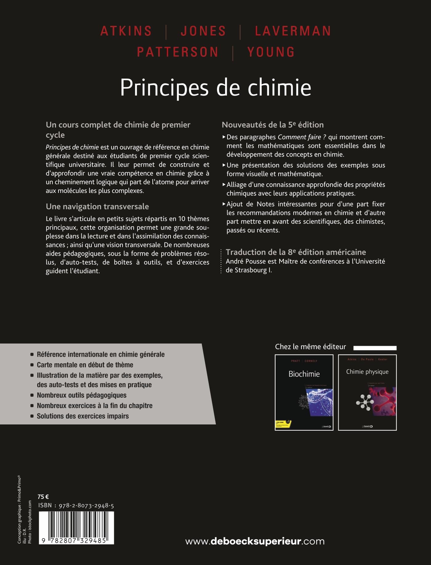 Principes de chimie