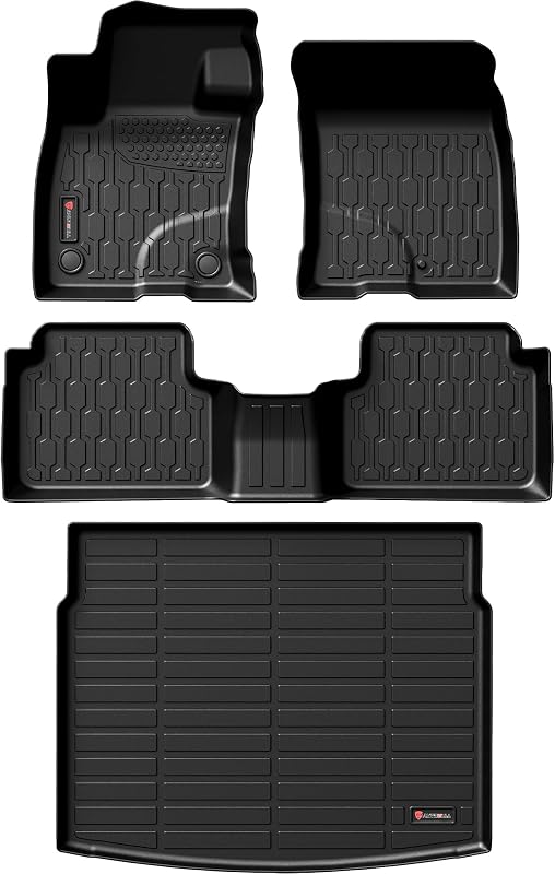 Kit de Tapetes Automotivos e Tapete de Porta-Malas AutoBull em TPE para Ford Bronco Sport 2021–2026, Preto, 4 Peças