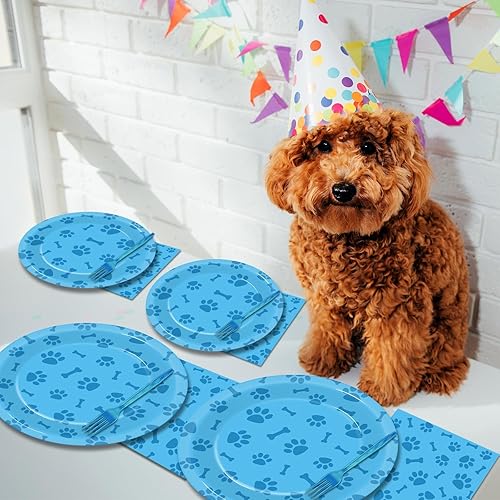 Vista 279 de ZOIIWA - Juego vajilla desechable 96 piezas de Little Boo para baby shower, suministros fiesta fantasmas para 24 invitados, platos, servilletas