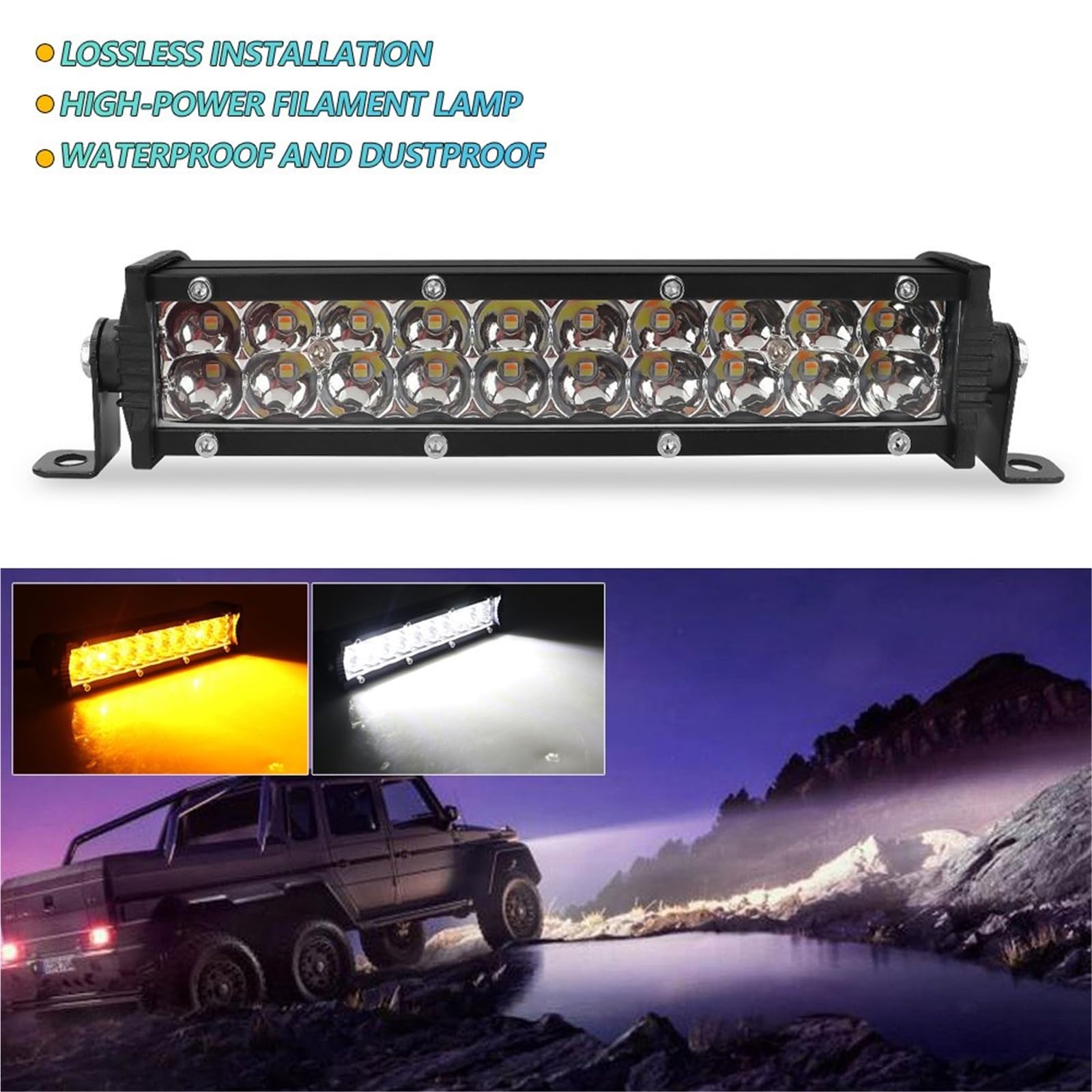 LED Fendinebbia Per YZ250F YZ450F YZ85 YZ125 YZ450F Faro Moto