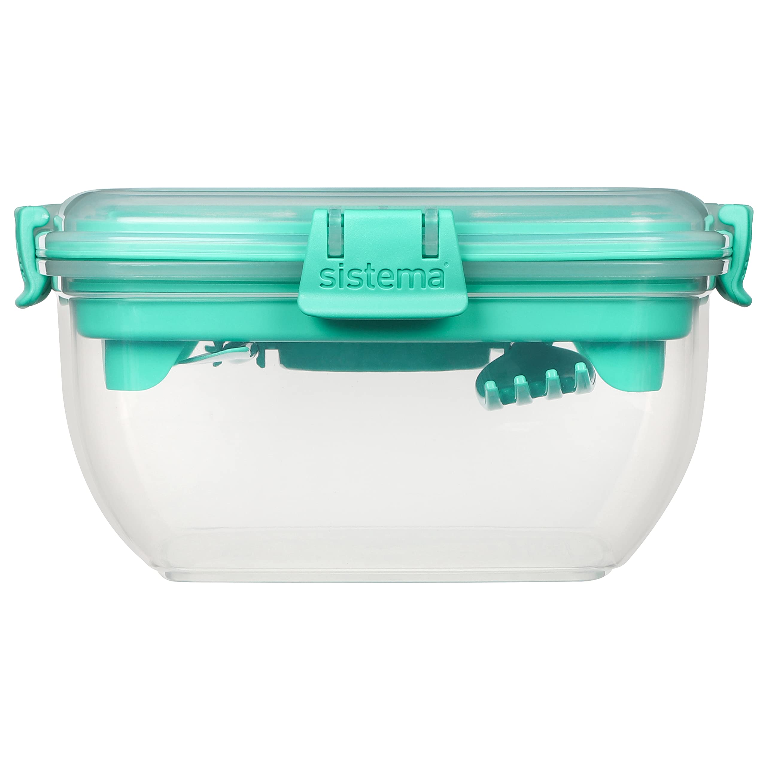 Buy Sistema Salad Container for Lunch with Dressing Container, Bento