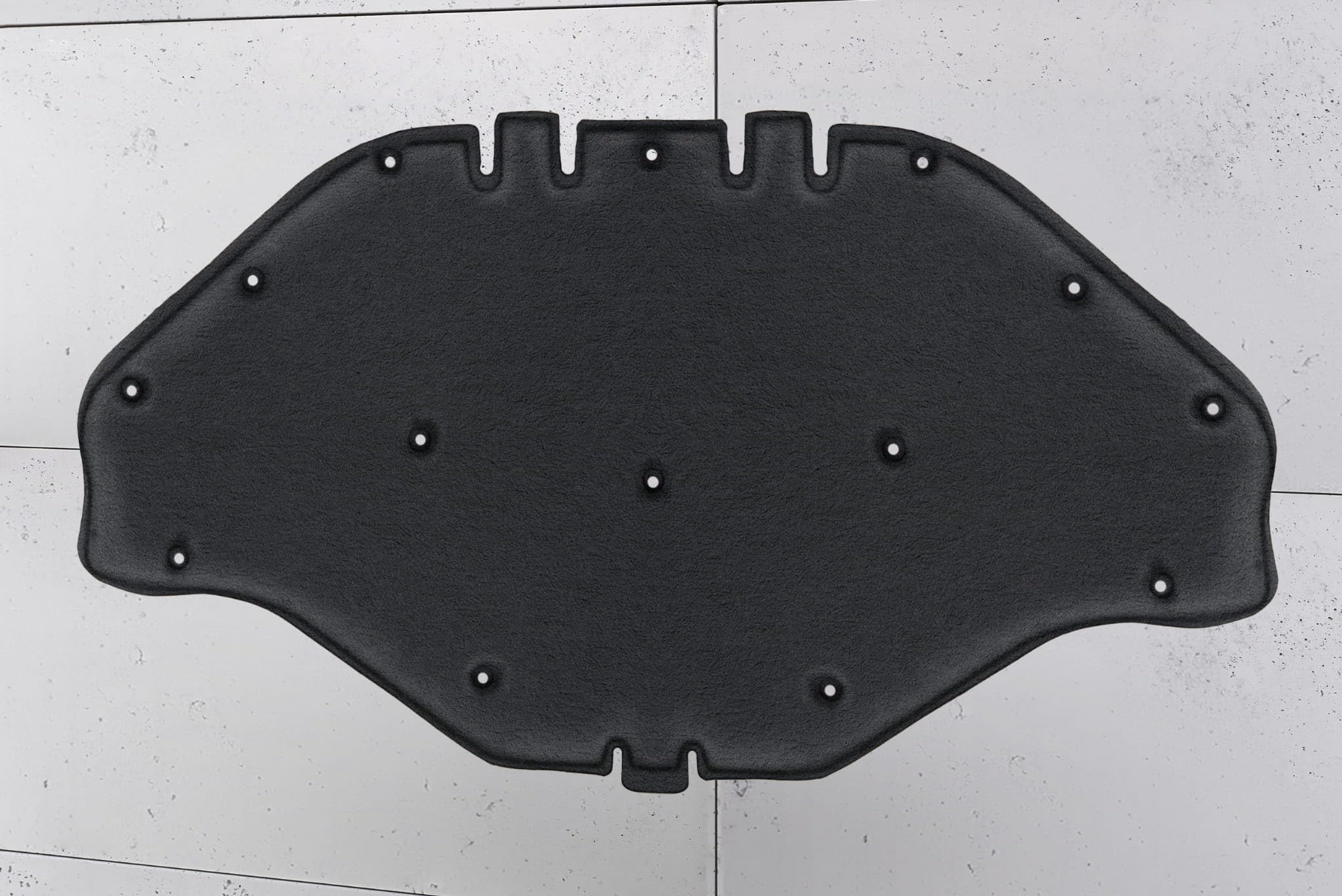 GEPCO Motorhaubendämmung Motorraumdämmung Dämmmatte Motorhaube mit Clips kompatibel mit MERCEDES ML W166 2011–2015, GLE W166 2015–2019, GL X166 2012–2015, GLS X166 2015+ A1666820126