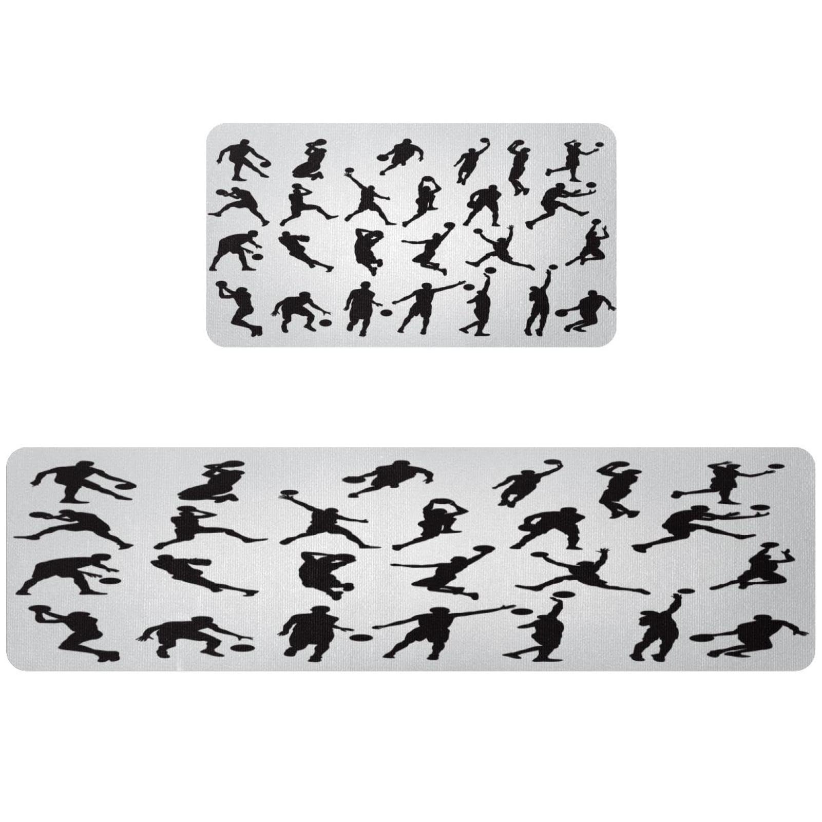 Alfombrillas de cocina lavables y absorbentes VAPOKF baloncesto