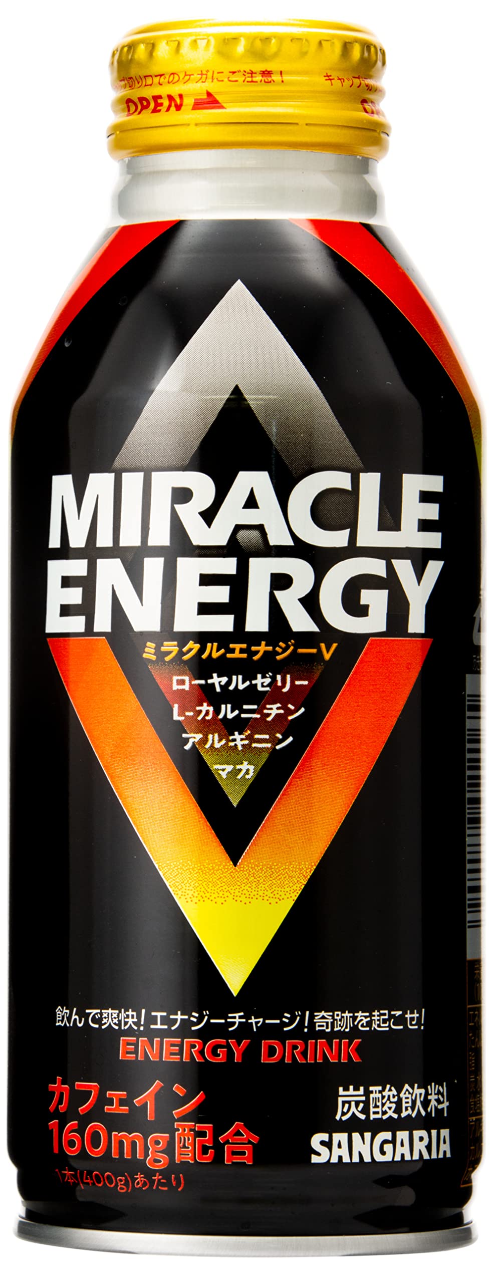 Amazon.co.jp: サンガリア ミラクルエナジーV 400g×24本 : 食品・飲料