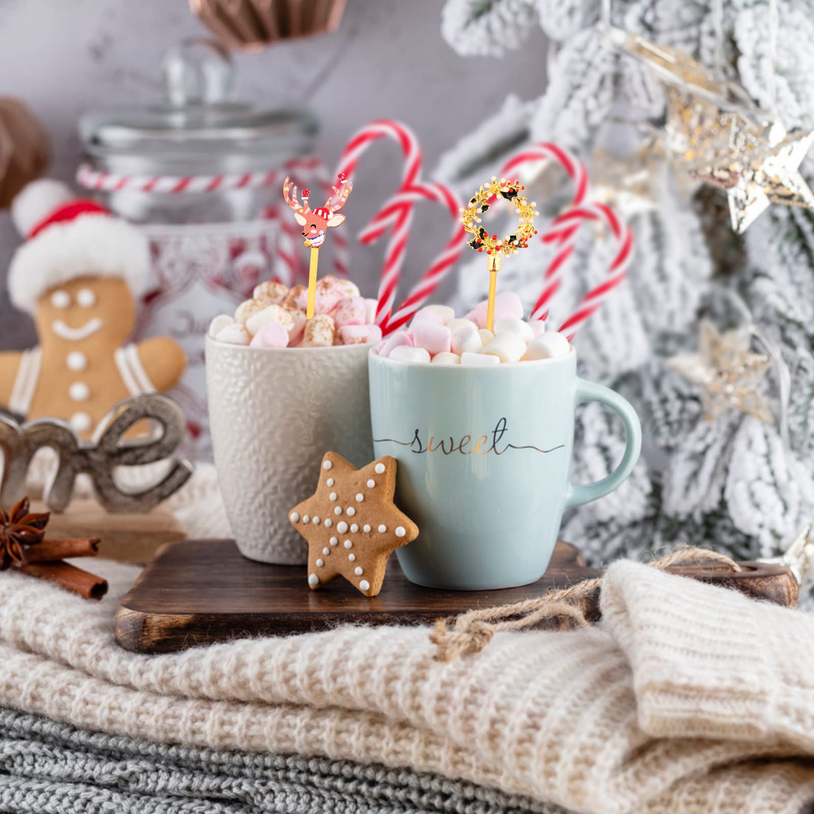 FülleMore 6 Stück Weihnachtslöffel Set Aus Edels Produktbild-Vorschau 4