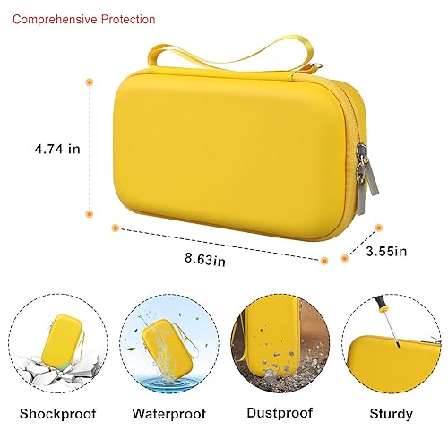 Miniatura 10 de Elonbo Estuche de transporte para inhalador portátil de mano nebulizador para adultos y niños, estuche de viaje para inhalador de asma, soporte de